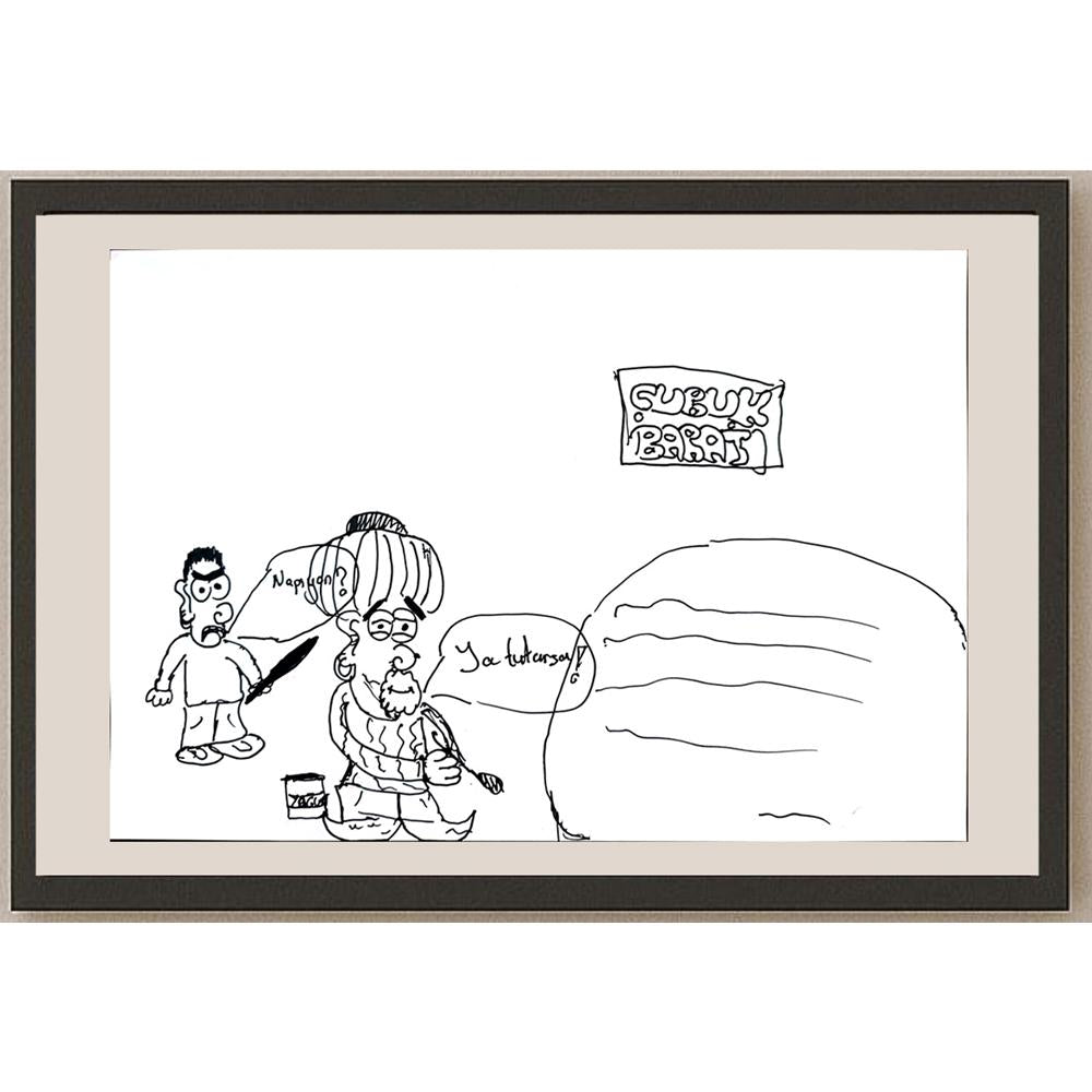 Ayça Su 29x21cm Orijinal Karikatür BOD01372