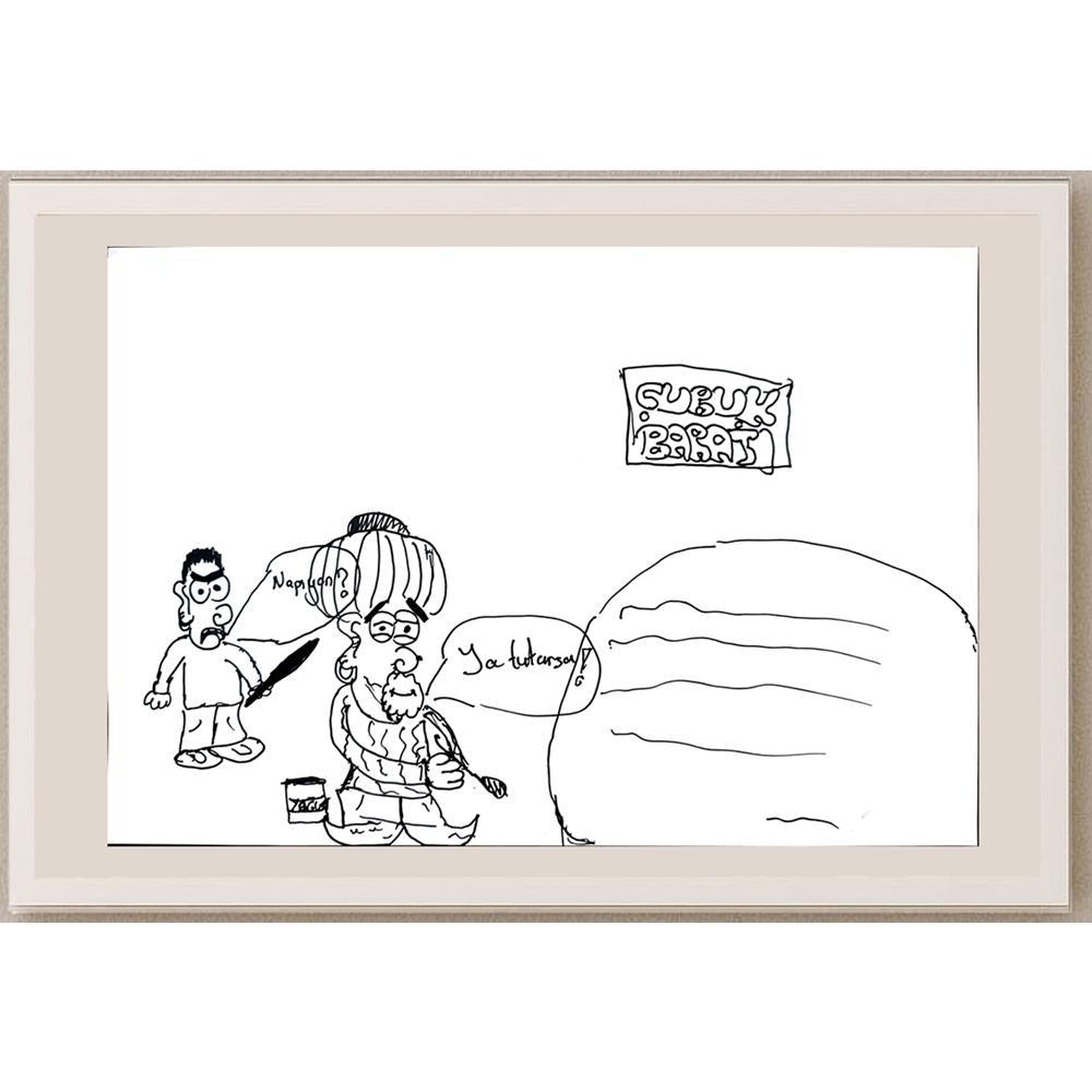 Ayça Su 29x21cm Orijinal Karikatür BOD01372