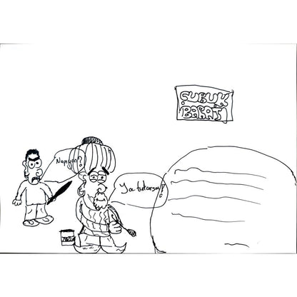 Ayça Su 29x21cm Orijinal Karikatür BOD01372