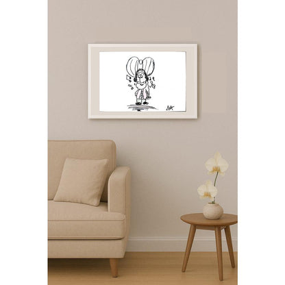 Batuhan Bezcioğlu 29x21cm Orijinal Karikatür BOD01388