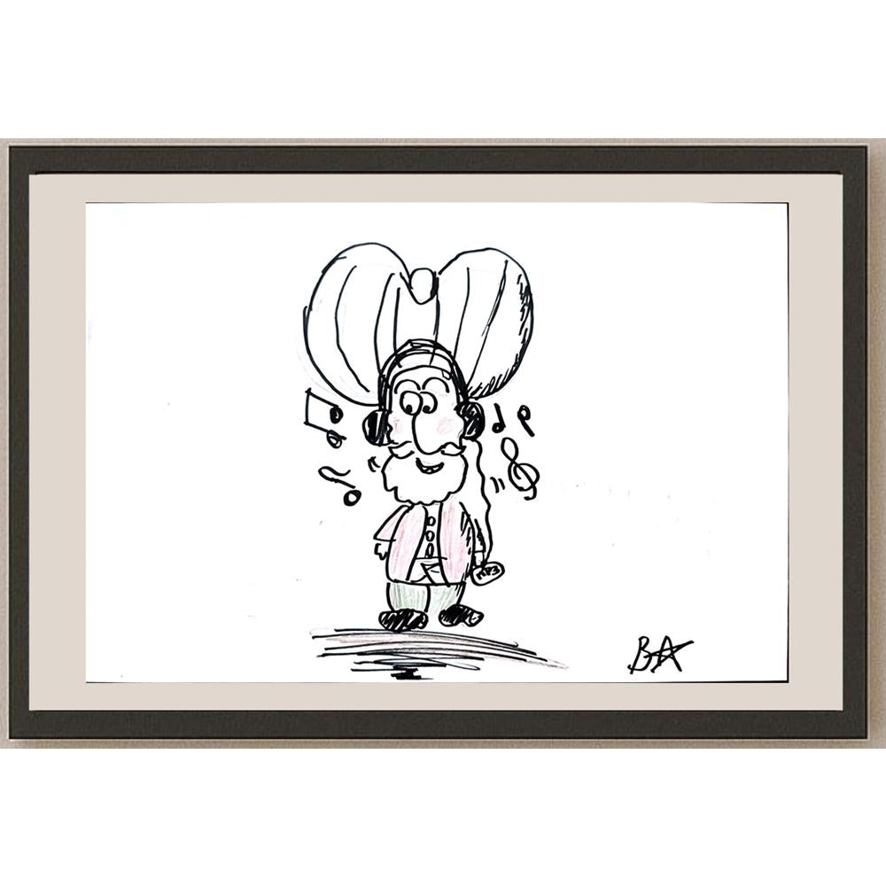 Batuhan Bezcioğlu 29x21cm Orijinal Karikatür BOD01388