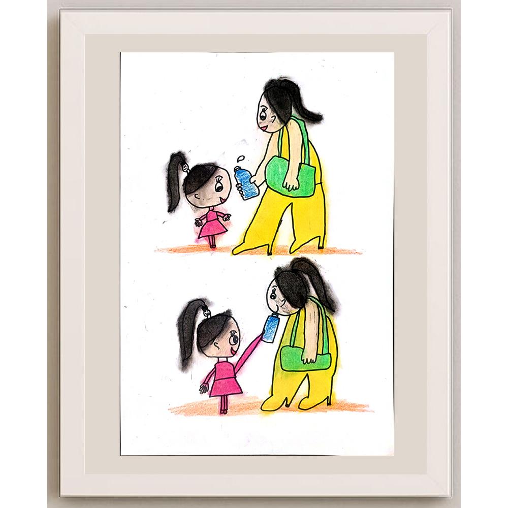 Han Chang 29x21cm Orijinal Karikatür BOD01391