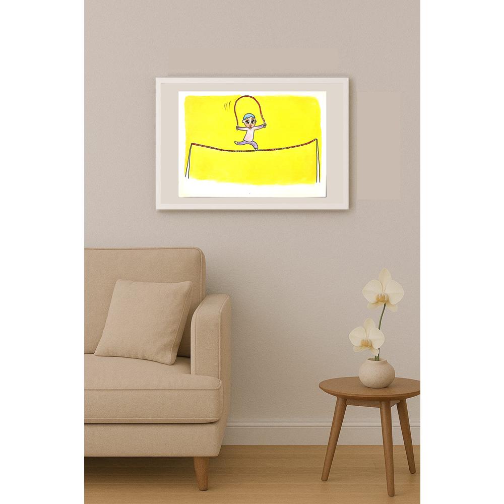 Wang Xile 29x21cm Orijinal Karikatür BOD01396