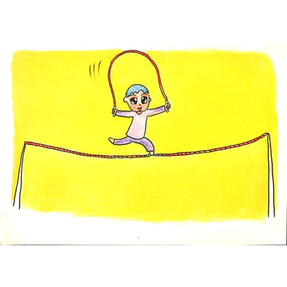 Wang Xile 29x21cm Orijinal Karikatür BOD01396