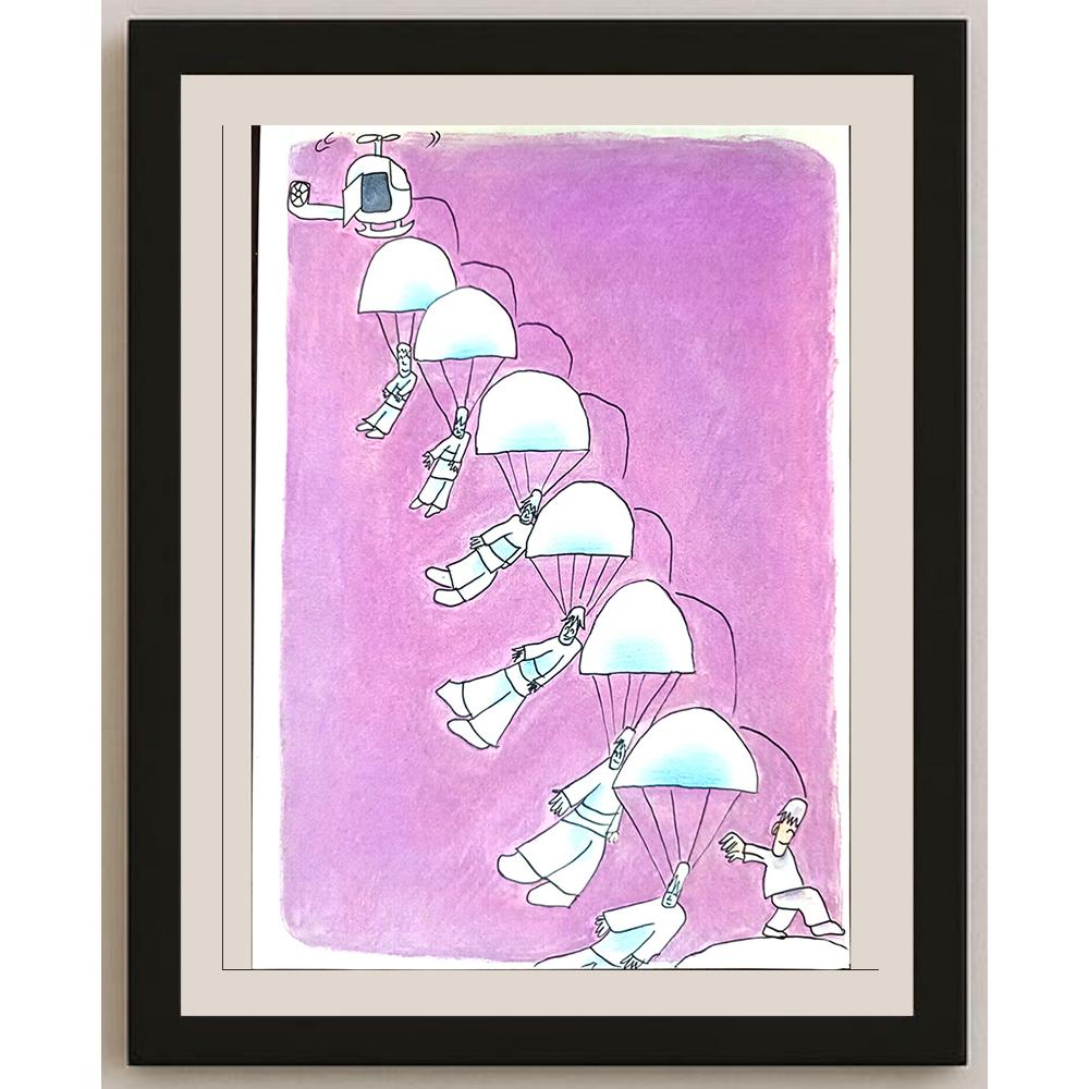 Hao Kai 29x21cm Orijinal Karikatür BOD01397
