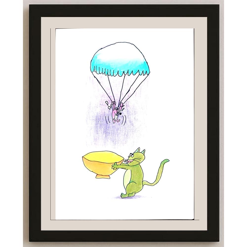 Hao Kai 29x21cm Orijinal Karikatür BOD01399