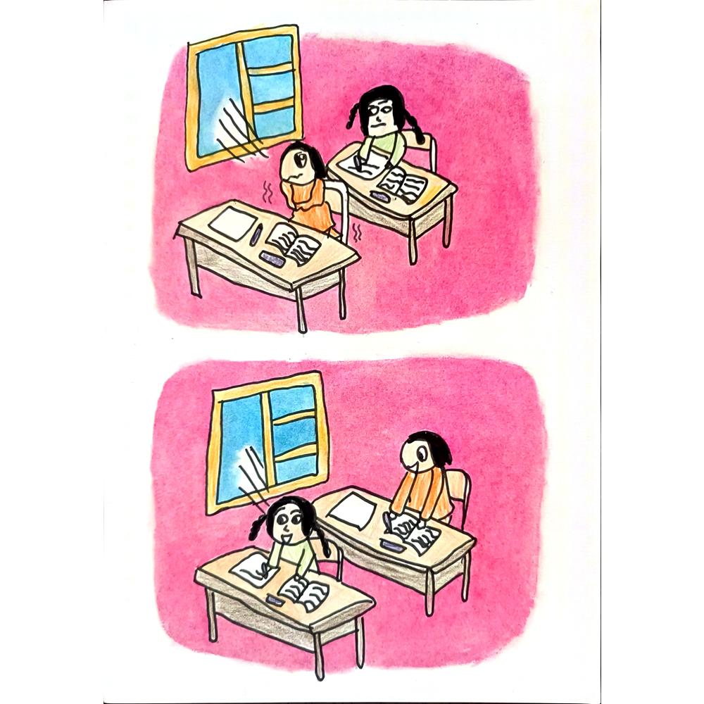 Mu Yuija 29x21cm Orijinal Karikatür BOD01403