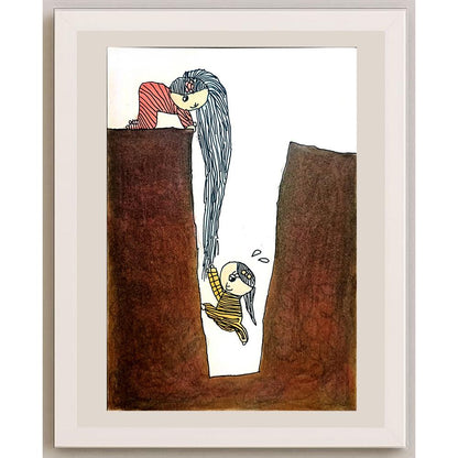 Hao Qing 29x21cm Orijinal Karikatür BOD01405
