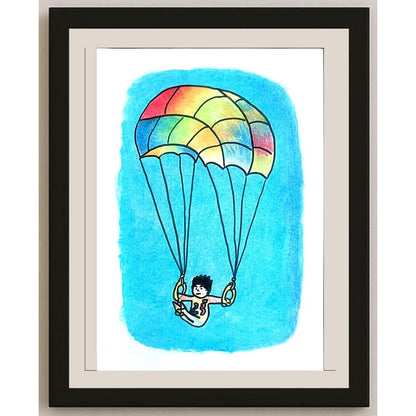 Zhang Si Qi 29x21cm Orijinal Karikatür BOD01406