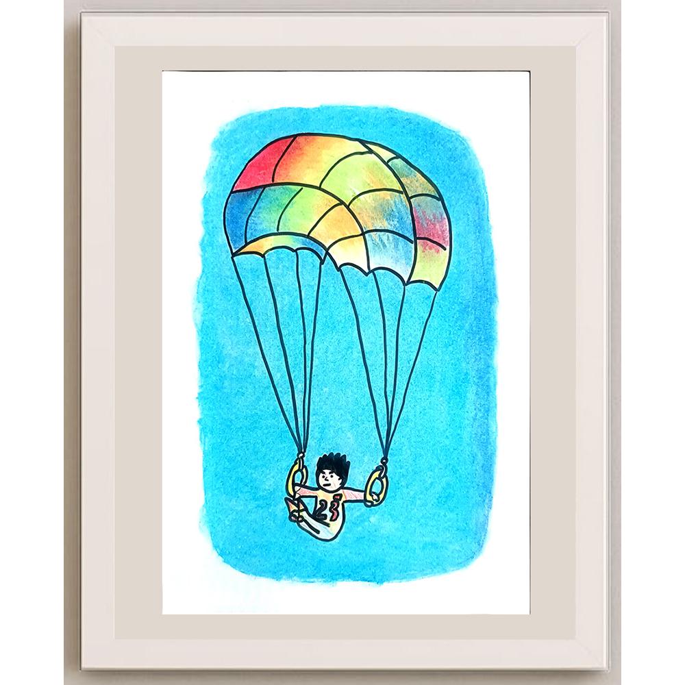 Zhang Si Qi 29x21cm Orijinal Karikatür BOD01406