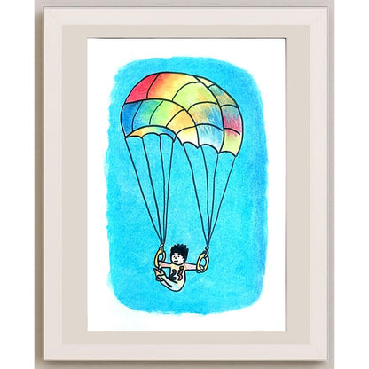 Zhang Si Qi 29x21cm Orijinal Karikatür BOD01406