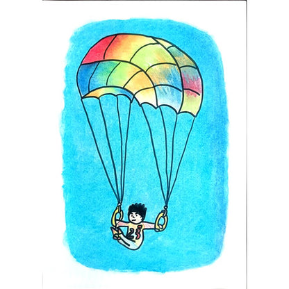 Zhang Si Qi 29x21cm Orijinal Karikatür BOD01406