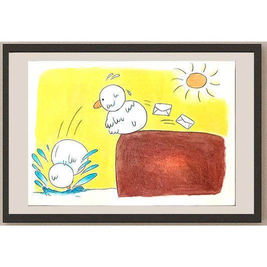 Cheng Lin Oian 29x21cm Orijinal Karikatür BOD01407