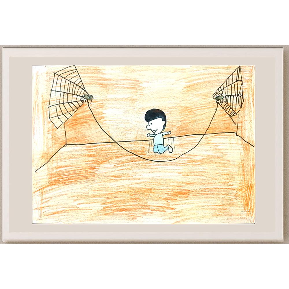 Chen Jinpeng 29x21cm Orijinal Karikatür BOD01408