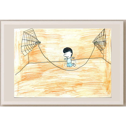 Chen Jinpeng 29x21cm Orijinal Karikatür BOD01408