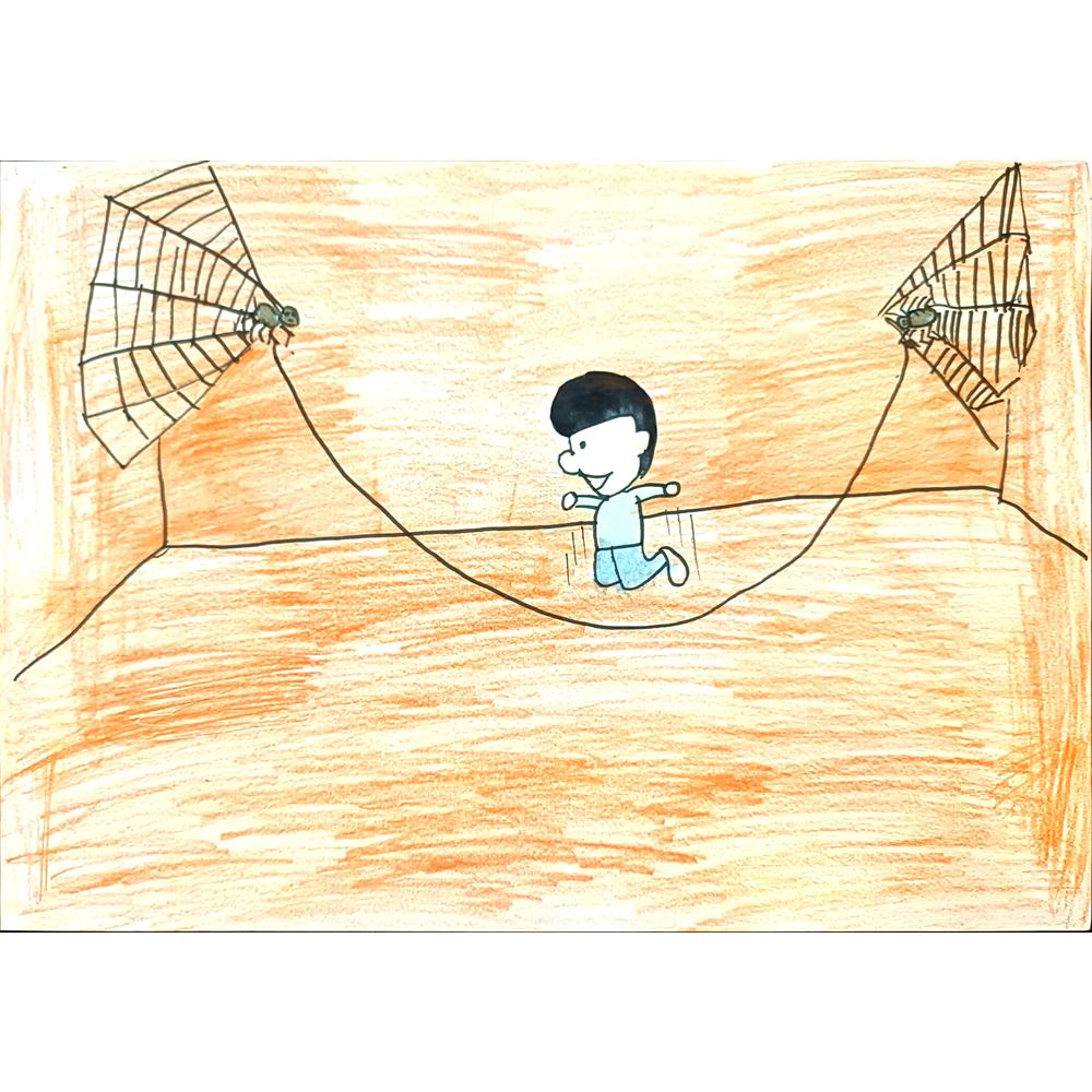Chen Jinpeng 29x21cm Orijinal Karikatür BOD01408