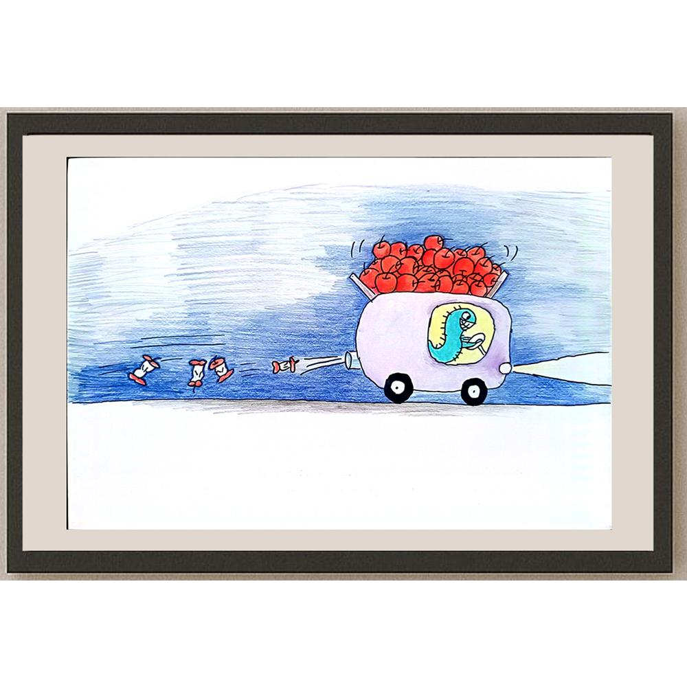 Hao Kai 29x21cm Orijinal Karikatür BOD01411