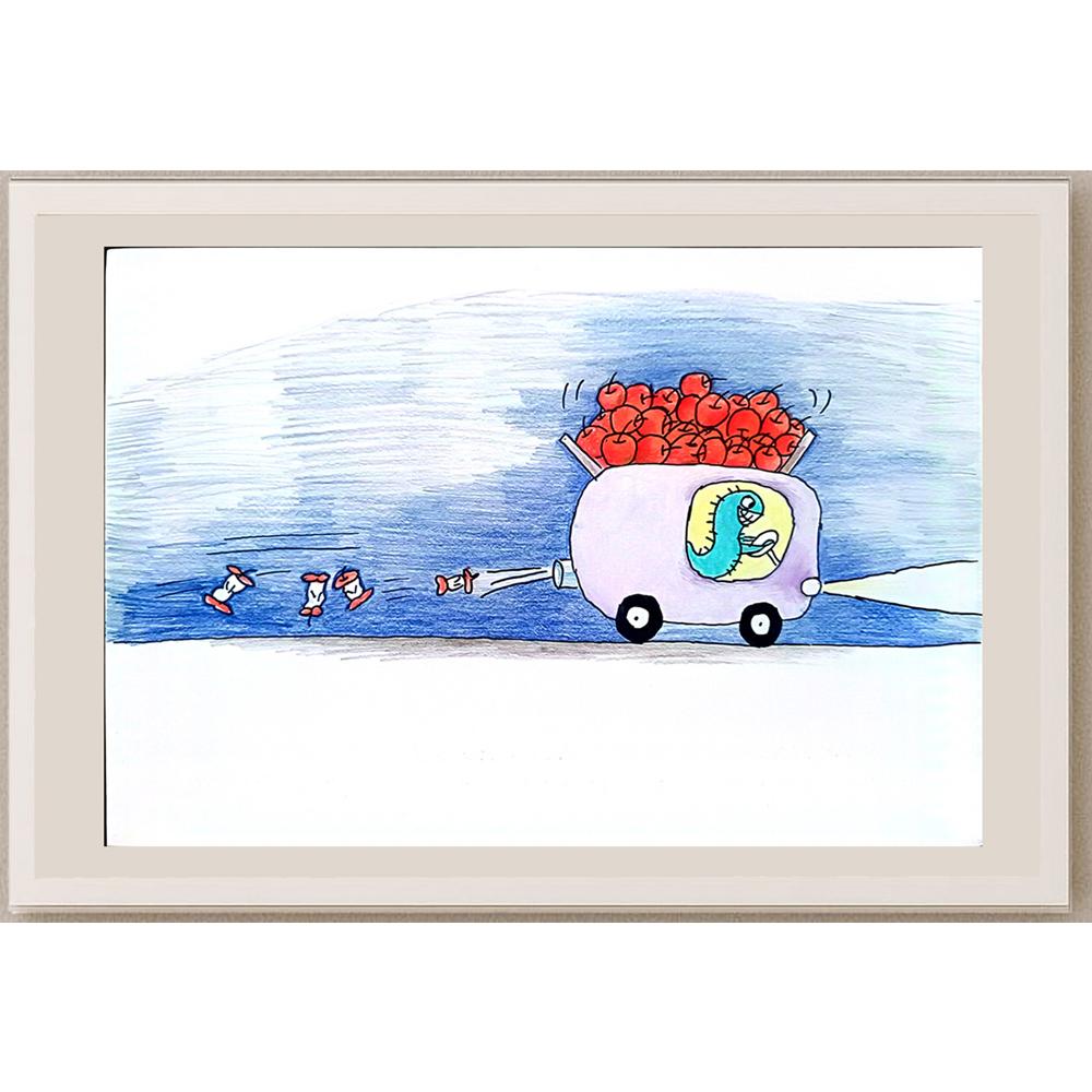 Hao Kai 29x21cm Orijinal Karikatür BOD01411