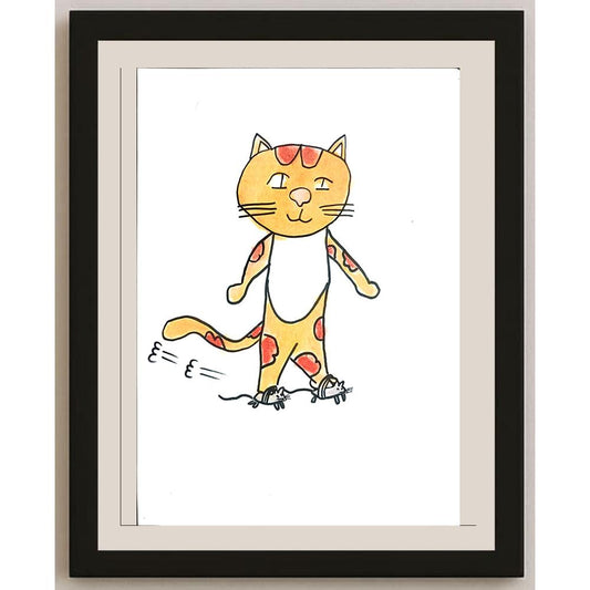 Zhang Si Qi 29x21cm Orijinal Karikatür BOD01416