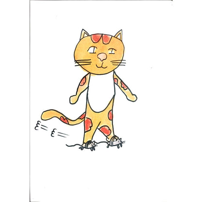 Zhang Si Qi 29x21cm Orijinal Karikatür BOD01416