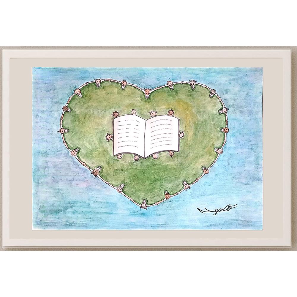 Ngayi Oo 29x21cm Orijinal Karikatür BOD01417
