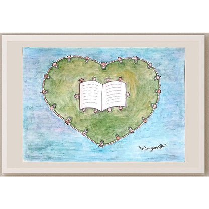 Ngayi Oo 29x21cm Orijinal Karikatür BOD01417