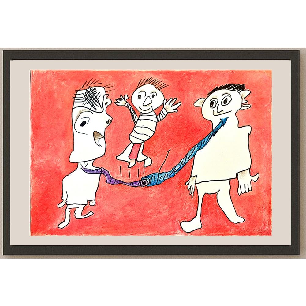 Zhao Shuai 29x21cm Orijinal Karikatür BOD01420