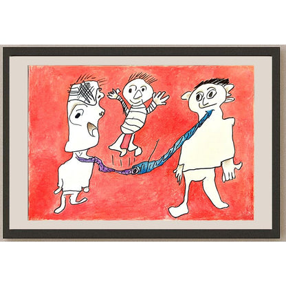 Zhao Shuai 29x21cm Orijinal Karikatür BOD01420