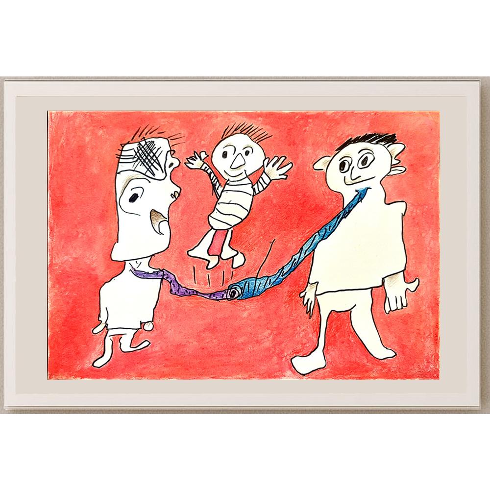 Zhao Shuai 29x21cm Orijinal Karikatür BOD01420