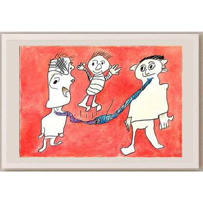 Zhao Shuai 29x21cm Orijinal Karikatür BOD01420