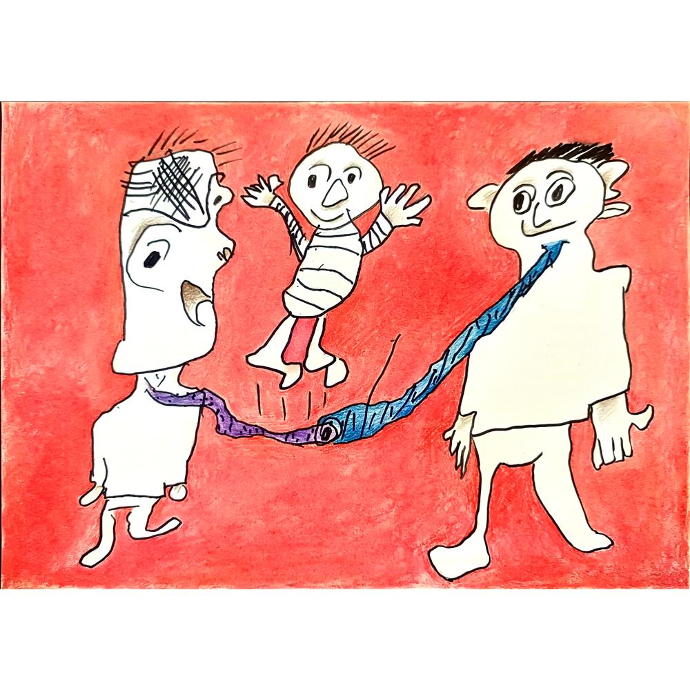 Zhao Shuai 29x21cm Orijinal Karikatür BOD01420