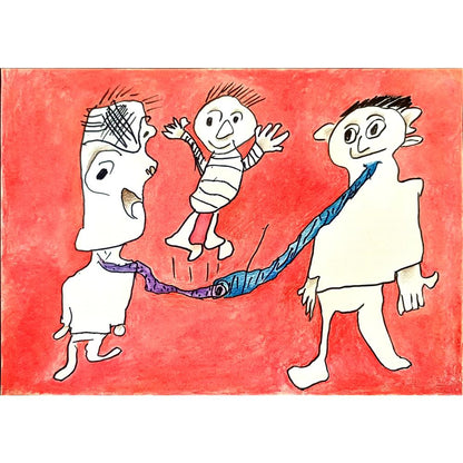 Zhao Shuai 29x21cm Orijinal Karikatür BOD01420