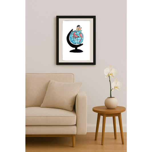 Zhao Shuai 29x21cm Orijinal Karikatür BOD01421