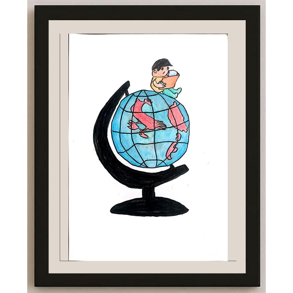 Zhao Shuai 29x21cm Orijinal Karikatür BOD01421