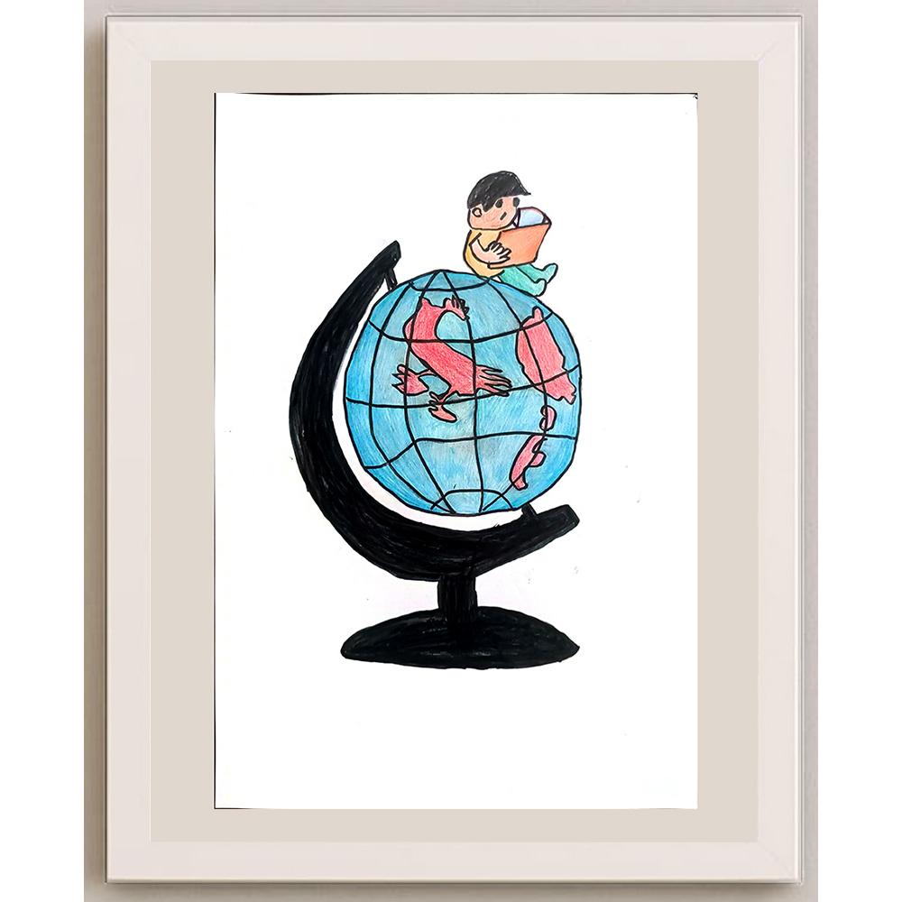 Zhao Shuai 29x21cm Orijinal Karikatür BOD01421