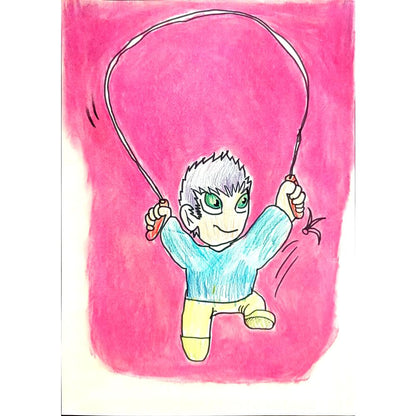 Sun Chengyuan 29x21cm Orijinal Karikatür BOD01422