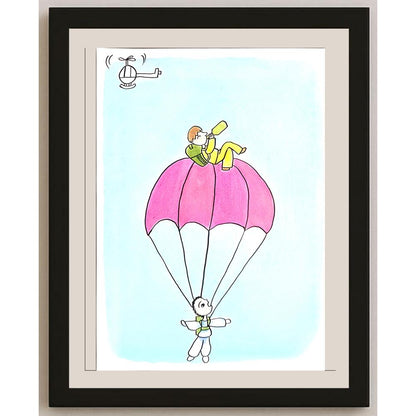 An Xin 29x21cm Orijinal Karikatür BOD01424