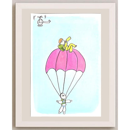 An Xin 29x21cm Orijinal Karikatür BOD01424