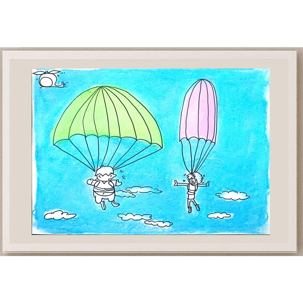 Zhang Si Qi 29x21cm Orijinal Karikatür BOD01427