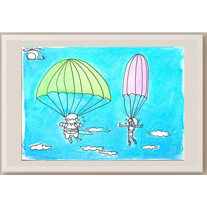 Zhang Si Qi 29x21cm Orijinal Karikatür BOD01427