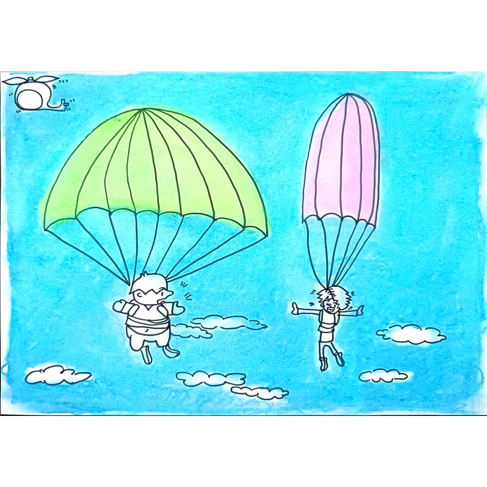 Zhang Si Qi 29x21cm Orijinal Karikatür BOD01427