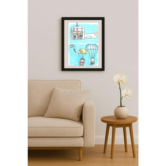 Zhang Si Qi 29x21cm Orijinal Karikatür BOD01428