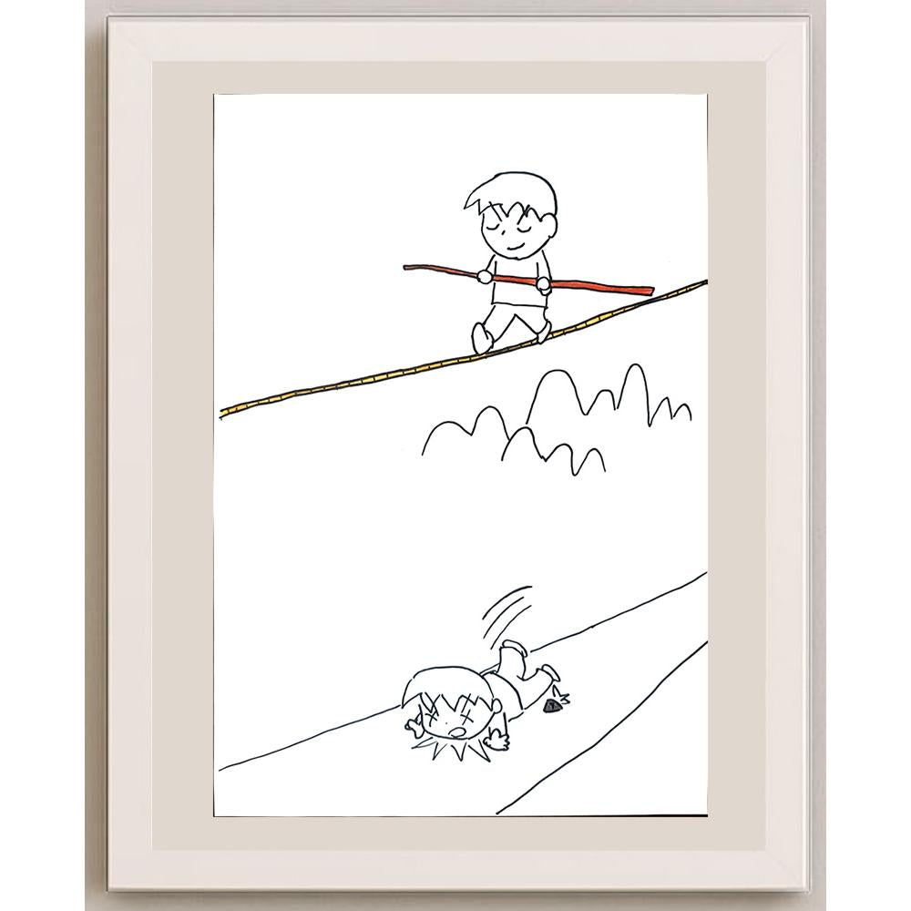 Kiu Bonen 29x21cm Orijinal Karikatür BOD01430