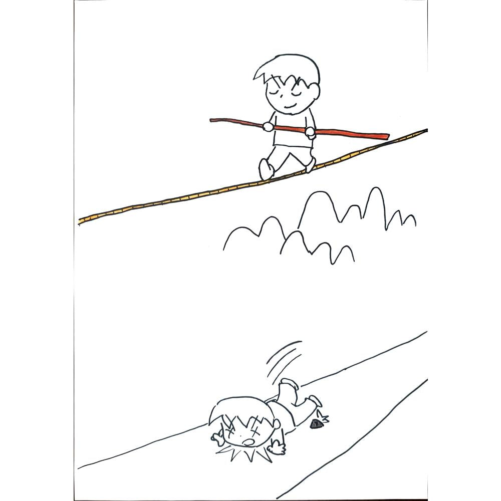 Kiu Bonen 29x21cm Orijinal Karikatür BOD01430