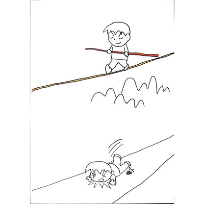 Kiu Bonen 29x21cm Orijinal Karikatür BOD01430