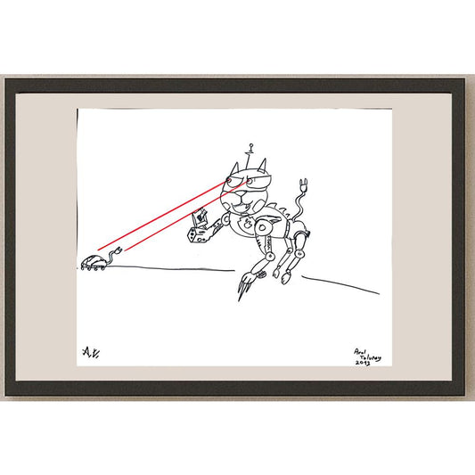 Aral Tolunay 43x30cm Orijinal Karikatür BOD01436