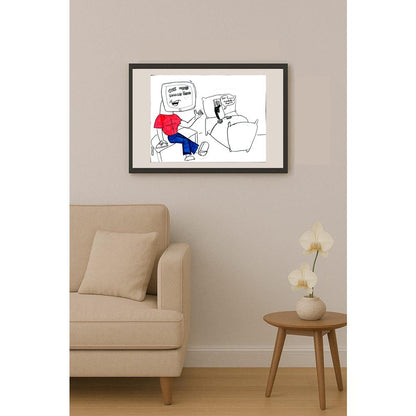 Aral Tolunay 43x30cm Orijinal Karikatür BOD01440