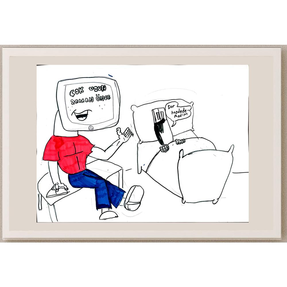 Aral Tolunay 43x30cm Orijinal Karikatür BOD01440