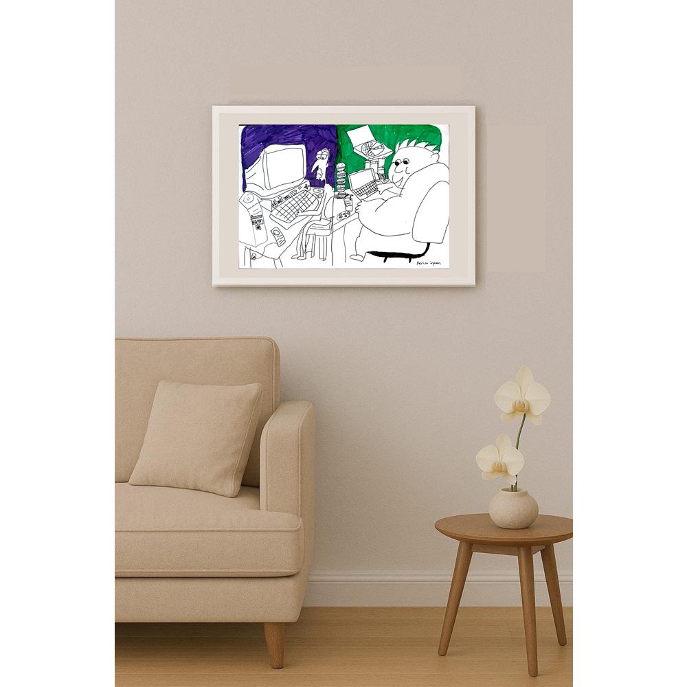 Perisu Özgen 43x30cm Orijinal Karikatür BOD01442