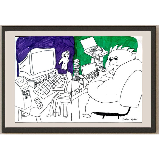 Perisu Özgen 43x30cm Orijinal Karikatür BOD01442